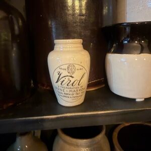 Vintage Viril Bone Marrow Jar